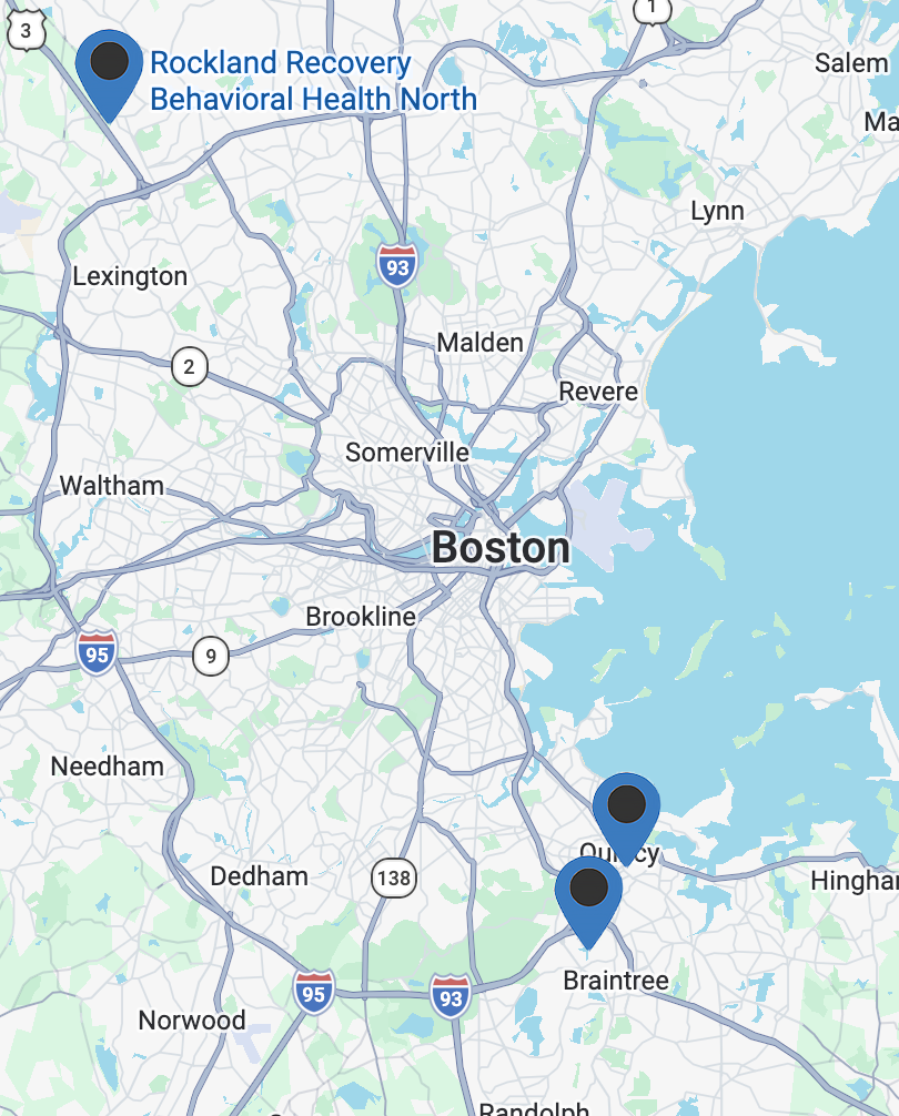 Rockland location map