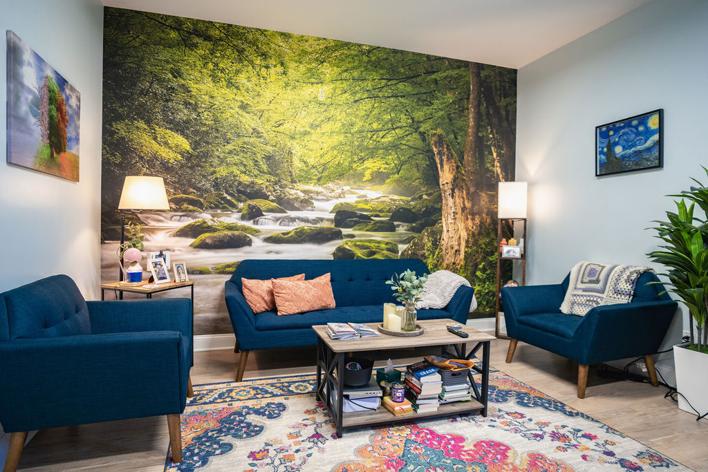 Rockland Recovery Behavioral Health therapy room for DBT Therapy work with a licensed clinician